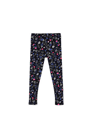 Lovely Hearts Kız Çocuk Desenli Yazlık Tayt