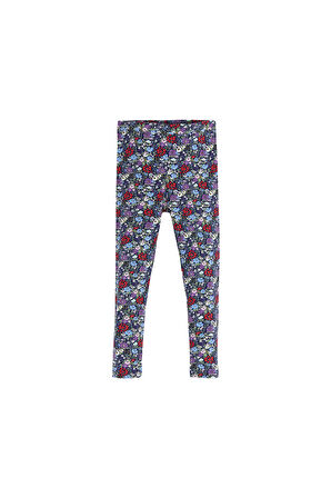 Cottoge Garden Kız Çocuk Yazlık Desenli Tayt