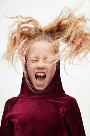 Mürdüm Kız Çocuk Kadife Alt Üst Takım