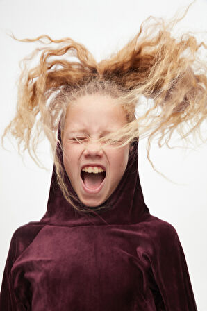 Bordo Kız Çocuk Kadife Alt Üst Takım