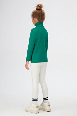 Yeşil Kız Çocuk Tam Balıkçı Badi