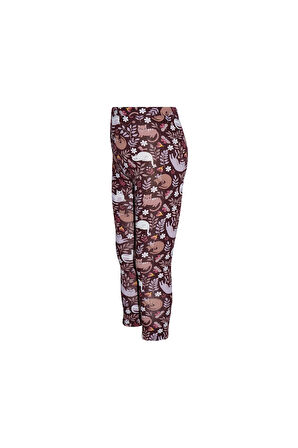 Lazy Cat Kız Çocuk Desenli Tayt