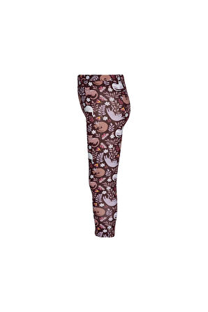 Lazy Cat Kız Çocuk Desenli Tayt