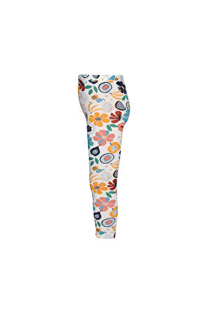 Nordic Jungle Kız Çocuk Desenli Yazlık Tayt