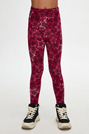 Pointing Stars Kız Çocuk Desenli Yazlık Tayt