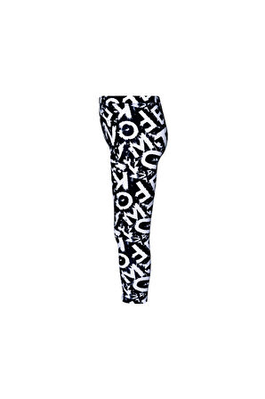 Kız Çocuk Alphabet Desen Tayt