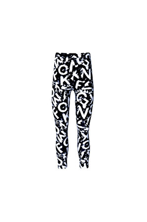 Kız Çocuk Alphabet Desen Tayt