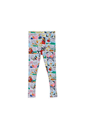 Cartoon Network Kız Çocuk Yazlık Desenli Tayt