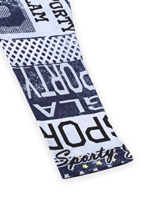 Sporty Glam Kız Çocuk Desenli Yazlık Tayt