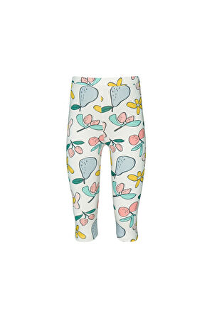 Cute Sketchbook Kız Çocuk Baskılı Diz Altı Tayt Kapri