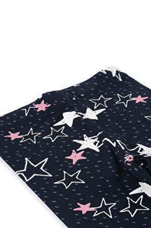 Crayon Stars Kız Çocuk Yazlık Desenli Tayt
