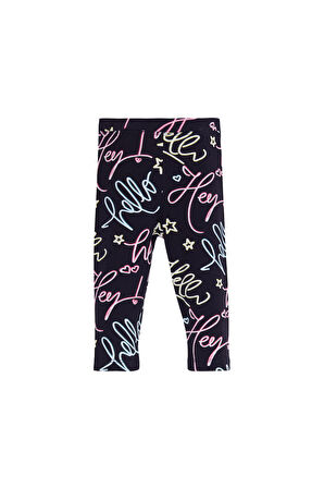 Hey Dude Kız Çocuk Desenli Diz Altı Tayt Kapri