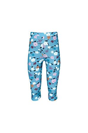 Spring Branch Kız Çocuk Desenli Diz Altı Tayt Kapri