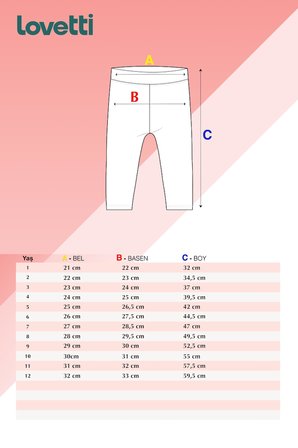 Cutouts Leaf Kız Çocuk Desenli Diz Altı Tayt Kapri