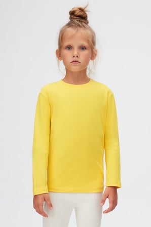 Sarı Unisex Çocuk Kışlık Badi
