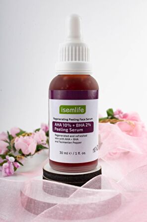 İsemlife Aha 10% + BHA 2% Peeling Serum