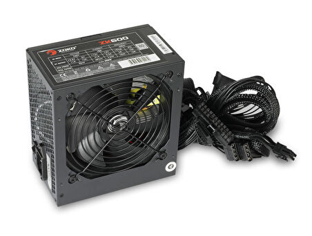 Zoko ZK600 600W 80+ 12cm Fanlı Güç Kaynağı
