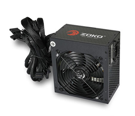 Zoko ZK600 600W 80+ 12cm Fanlı Güç Kaynağı
