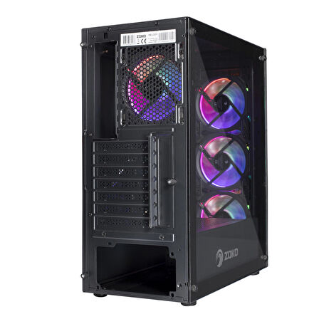 Zoko Melody X 4 Fanlı Siyah ATX Oyuncu Bilgisayar Kasası