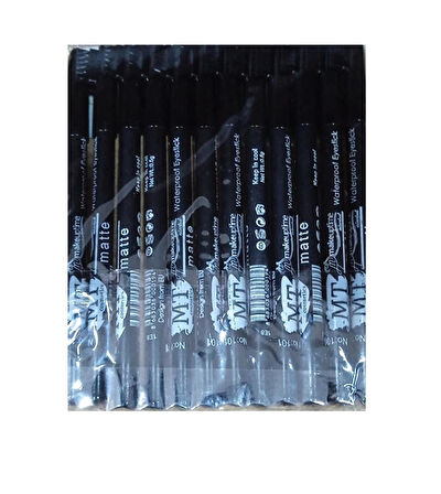 MT Matte Suya Dayanıklı Kaş Kalemi 101 Siyah 1 Adet