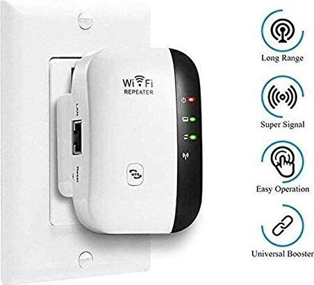 Technow 300 Mbps Access Point Wifi Repeater Kablosuz Sinyal Güçlendirici