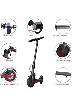 Elektrikli Scooter fren Bisikleti katlanabilir  e-bisiklet scooter Çift Amortisörlü