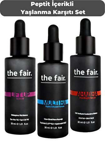 the fair. Peptit Içerikli Yaşlanma Karşıtı Vegan Serum Seti