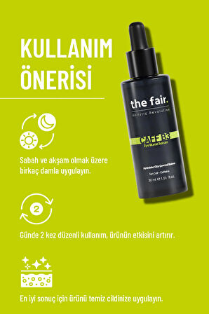 The Fair Caff-B3 Aydınlatıcı Göz Çevresi Bakım Serumu 30ML