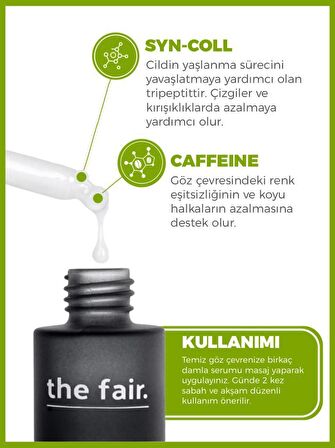 the fair. Ton Eşitleyici Aydınlatıcı Yüz ve Göz Çevresi Bakımı Seti