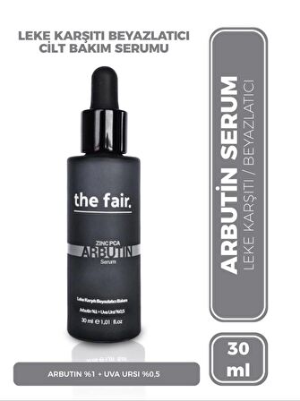 the fair. Arbutin Cilt Tonu Eşitleyici Leke Karşıtı Bakım Serumu %1 Arbutin+ %0.5 30 ml  2'li Set