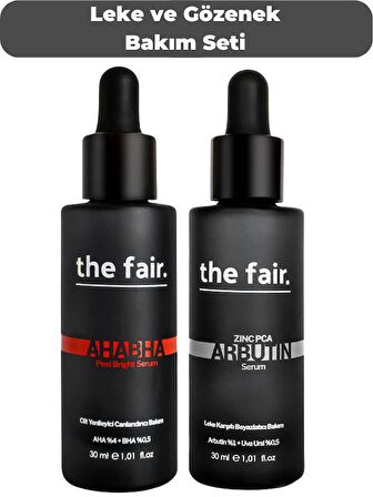 the fair. Leke ve Gözenek Bakım Seti Vegan-60 ML 