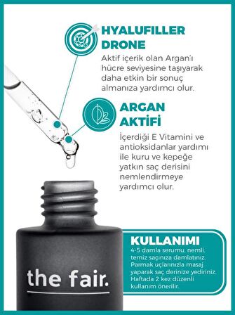 the fair. Kepek Karşıtı Dökülme Önleyici Vegan Saç Bakım Seti 100 ML 