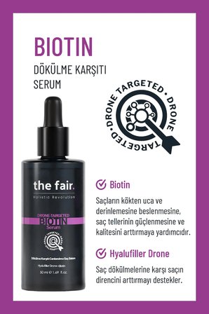 the fair. Drone-targeted Biotin Dökülme Önleyici Vegan Saç Serumu %1 Hyalufiller Drone Biotin 50 ml