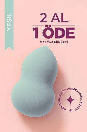 Ultra Soft Makyaj Süngeri Yeşil