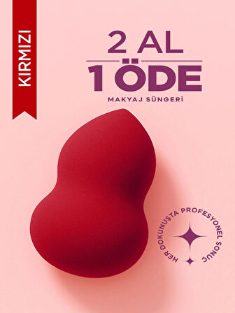 Ultra Soft Makyaj Süngeri Kırmızı