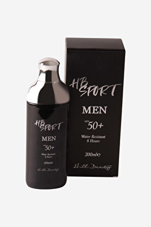 Men 200 ml SPF50+ Vücut Güneş Kremi Sekiz Saat Suya Dayanıklı Yüksek Koruma Aloe Vera Shea Butter