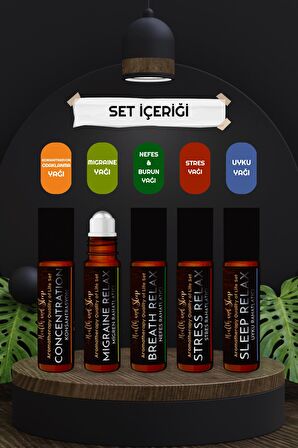 Aromaterapik Kaliteli Yaşam Seti Classic Edition (5x10ml)