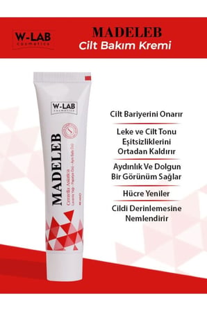 W-Lab Cosmetics Madeleb Krem + Madeleb Plus Jel Set