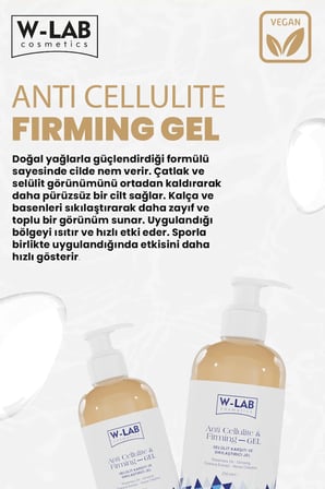 W-Lab Cosmetics Selülit Karşıtı Ve Sıkılaştırıcı Jel 250 ML