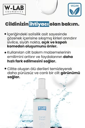W-Lab Cosmetics Facial Toner 150 ML