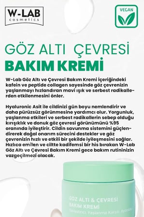 W-Lab Cosmetics Göz Altı ve Çevresi Bakım Kremi 50 ML