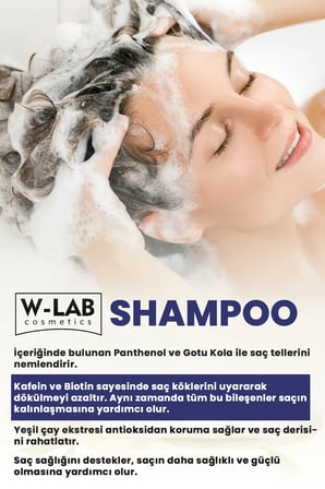 W-Lab Cosmetics Hızlı Uzamaya Yardımcı Bakım Şampuanı 400 ML