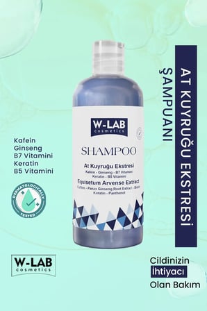 W-Lab Cosmetics Hızlı Uzamaya Yardımcı Bakım Şampuanı 400 ML