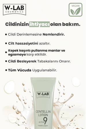W-Lab Cosmetics  Centellin 9 Aktifli Losyon 50 ML