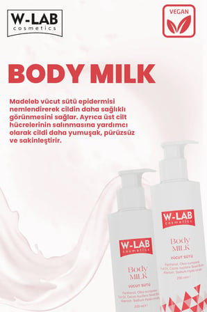 W-Lab Cosmetics Body Milk Vücut Sütü 200 ML