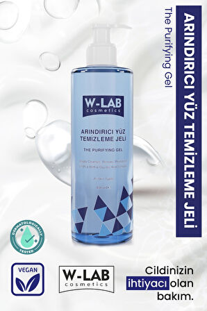 W-Lab Kozmetik Arındırıcı Yüz Temizleme Jeli 400 ML