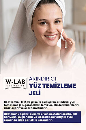 W-Lab Kozmetik Arındırıcı Yüz Temizleme Jeli 400 ML
