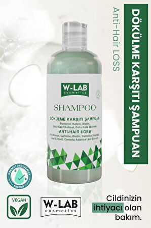 W-Lab Kozmetik Dökülme Karşıtı Şampuan 400 ML