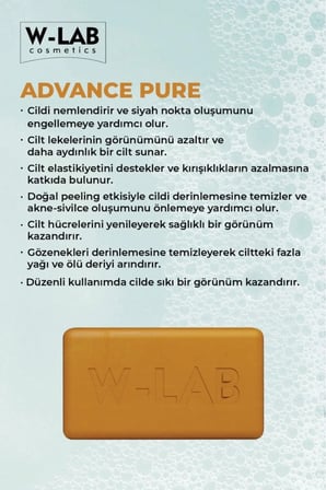 W-Lab Cosmetics Advance Pure Sabun 125 g