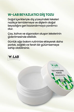 W-Lab Kozmetik Beyazlatıcı Diş Tozu 75 Gr